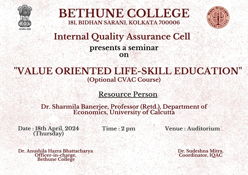 VALUE ORIENTED LIFE SKILL EDUCATION